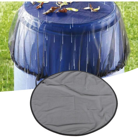 Ultradünne Netz-Eimerabdeckung – Mit Kordelzug – Einfache Montage – Für Eimer  80 cm – Strapazierfähiges Polyester