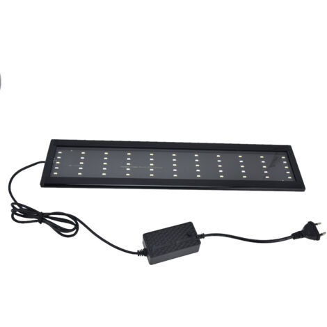 Ultradünne und verstellbare LED-Aquarienleuchte, Aquariumständer, 220-V-EU-Stecker