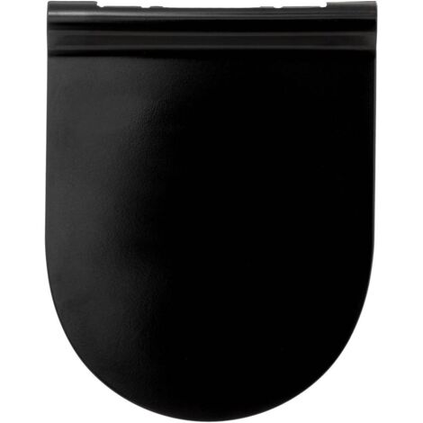 Ultradünner schwarzer wc-sitz - 5five