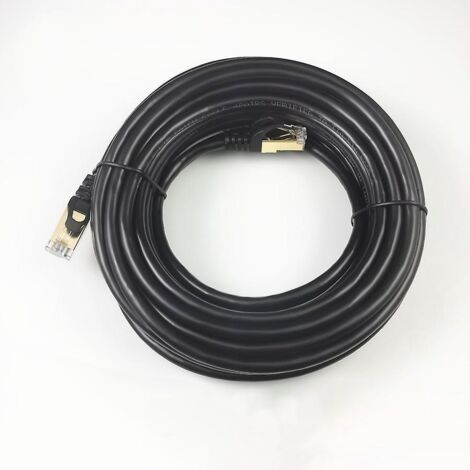 Ultradünnes Ethernet-Kabel – Geschwindigkeiten bis zu 40 Gbit/s-1000 MHz, kompatibel mit Cat5, Cat5e, Cat6, Cat6a, Cat7 und Cat7a+, für Router, Modems und Hochgeschwindigkeitsnetzwerke