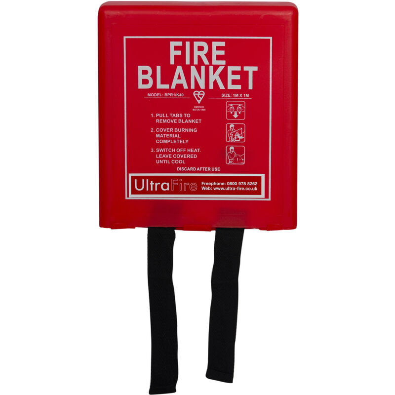 Fire Blanket 1.0 x 1.0m - Ultrafire