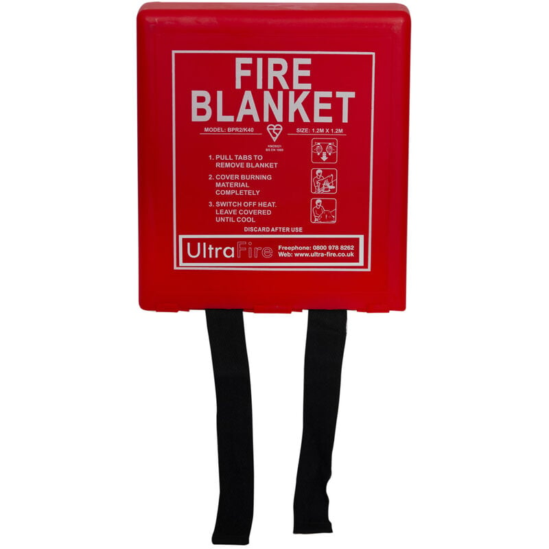Fire Blanket 1.2 x 1.2m - Ultrafire