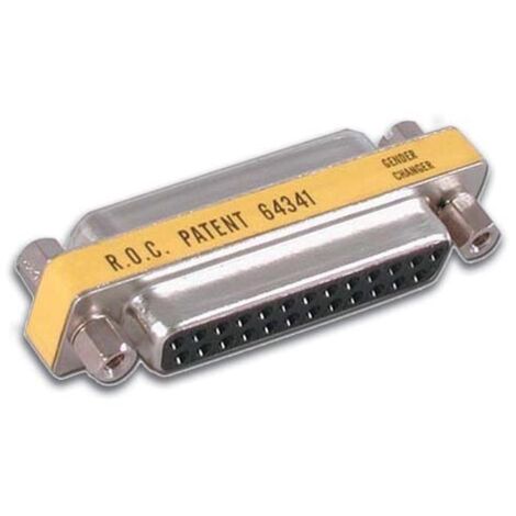 Ultraflacher Gender-Changer-Adapter - d25-Buchse auf d25-Buchse