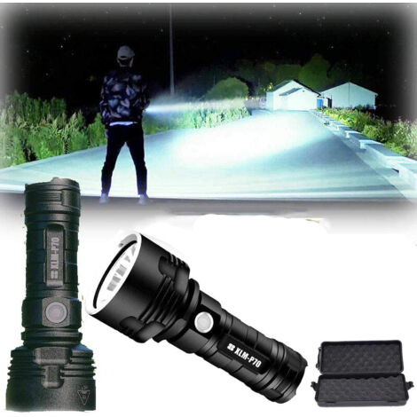 ultrahelle, leistungsstarke, wasserdichte LED-Taschenlampen mit 3 Modi