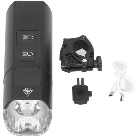Ultraheller LED-Fahrradscheinwerfer mit Akkuanzeige und USB-Ladefunktion für Mountainbikes