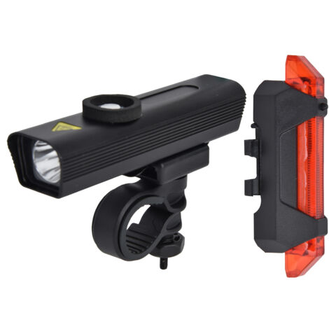Ultraheller, wiederaufladbarer USB-Fahrradscheinwerfer mit Lithium-Akku für Nachtfahrten