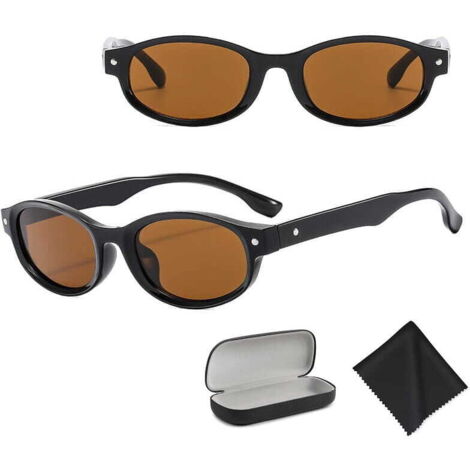 Ultraleichte Computerbrille aus Titan mit klaren Gläsern und Blaulichtfilter, Halbrand TN824B