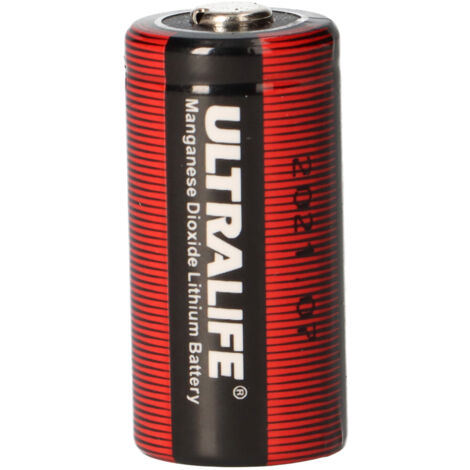 Ultralife Batterie CR123A 3V 1.6Ah 2/3A Li-MnO2 2/3A