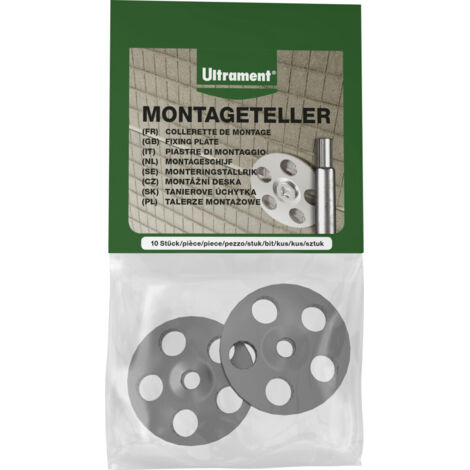 Ultrament Montageteller 10 Stück Hartschaumplatten
