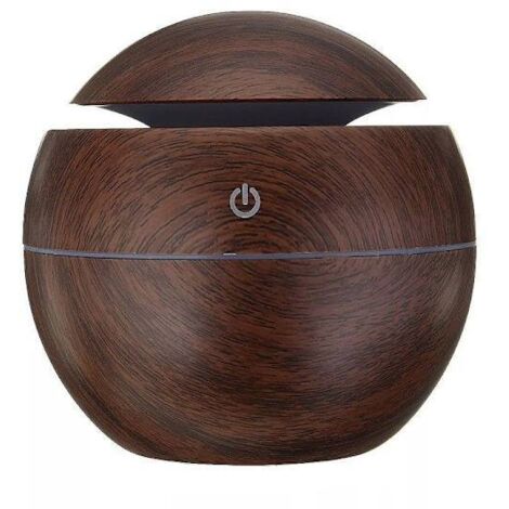 Ultraschall-Aroma-Luftbefeuchter 006 – Dunkles Holz/Dunkelbraun