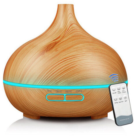 Ultraschall-Aromatherapie-Diffusor mit farbigem Licht, Fernbedienung und großem 500-ml-Fassungsvermögen