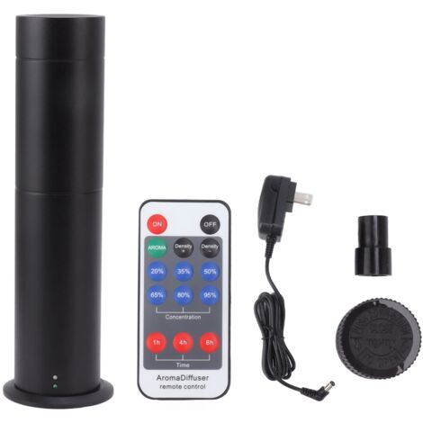 Ultraschall-Diffusor für ätherische Öle (120 ml) mit Fernbedienung – Schwarz, 100–240 V, für Schlafzimmer und Spa