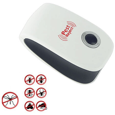 Ultraschall-Insektenvernichter für Zuhause, ABS, 9 cm, multifunktionales elektrisches Abwehrmittel, sicher, leise, umweltfreundlich