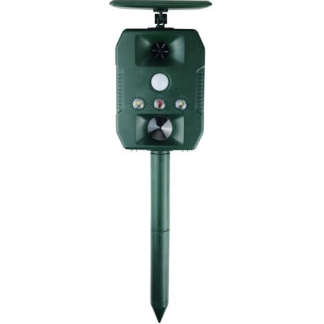 Ultraschall-Nagetierabwehrgerät, wasserdichtes Outdoor-Tierabwehrgerät, Vogelabwehrgerät mit hohem Durchsatz, bodenmontiertes Schlangenabwehrgerät, multifunktionaler Infrarotsensor mit vier Funktionen