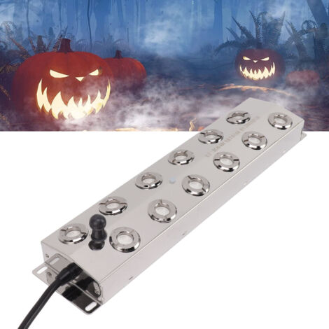 Ultraschall-Nebelsprüher mit 12 Düsen, 400 W, Schutzart IP67, Edelstahl 304, für Aquarium, Garten und Steingarten (110 V US)