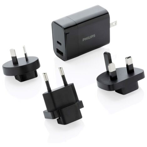 Ultraschnelles Reiseladegerät mit Zubehör philips