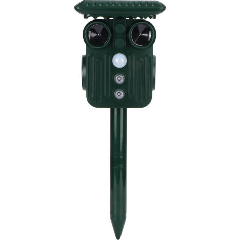 Ultrasonic Animal Repellent Solar Powered Mouse Snake Repeller for Outdoor Farm 3.7V/250MA