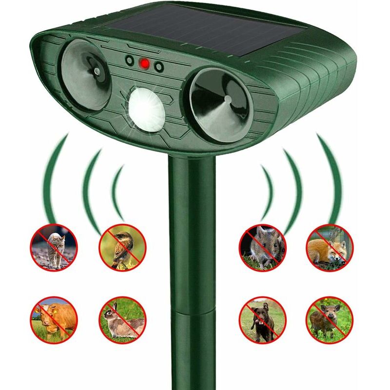 LaBlanc - Ultrasonic Animal Repeller Ultrasonic Animal Repeller Cat Repeller An animal repeller used in the garden to repel cats, dogs, birds