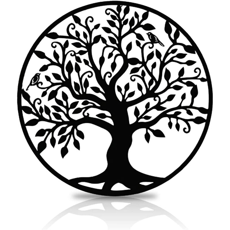 Tree of Life Wall Decor Tree of Life Wall Art Silhouette Art Gift Indoor Home Decor Ideas, Decorative Plaque for Living Room, Kitchen or Outdoors