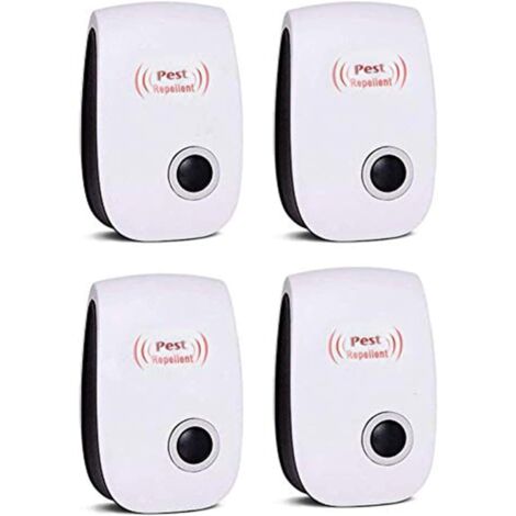 Ultrasonic Mice And Rats Repeller Ultrasonic Electronic Insect Rodent Repeller Plug-in Pest Repellent Mosquitoes Mice Rats Flies Cockroaches Ants And Rodents 4PACK