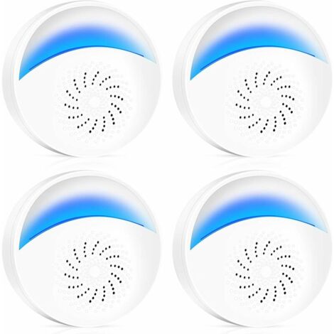 Ultrasonic Pest Repellent 4 Pieces Indoor Electronic Insect Repellant Mosquito Repellent Mosquito, Cockroach, Insects, Rats, Spiders
