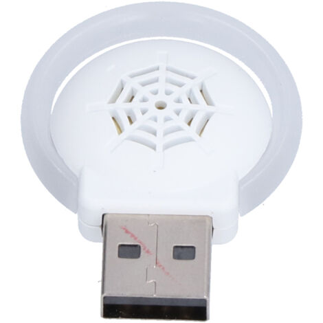 Ultrasonic Pest Repeller USB 3 Levels Intelligent Frequency Conversion Environmental Protection Mouse RepellerWhite