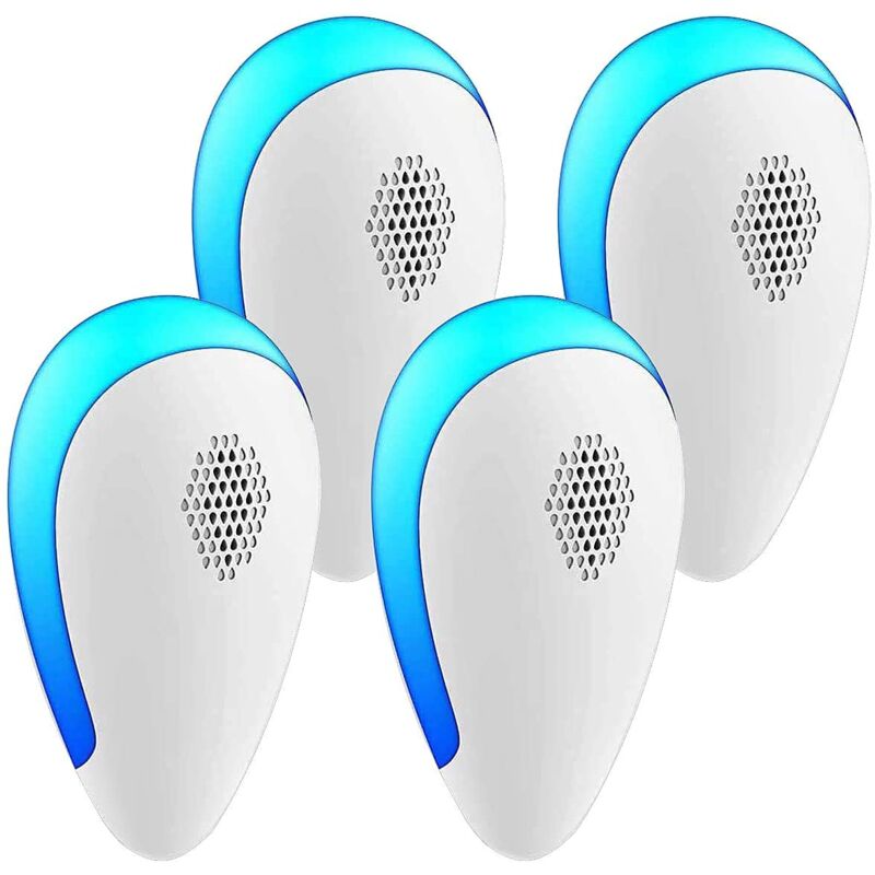 Ultrasonic Pest Repeller(4 Pack), 2025 Plug-in Pest Control Ultrasonic Repellent, Electronic Repellant - Bug Repellent for Mice, Ant, Mosquito,