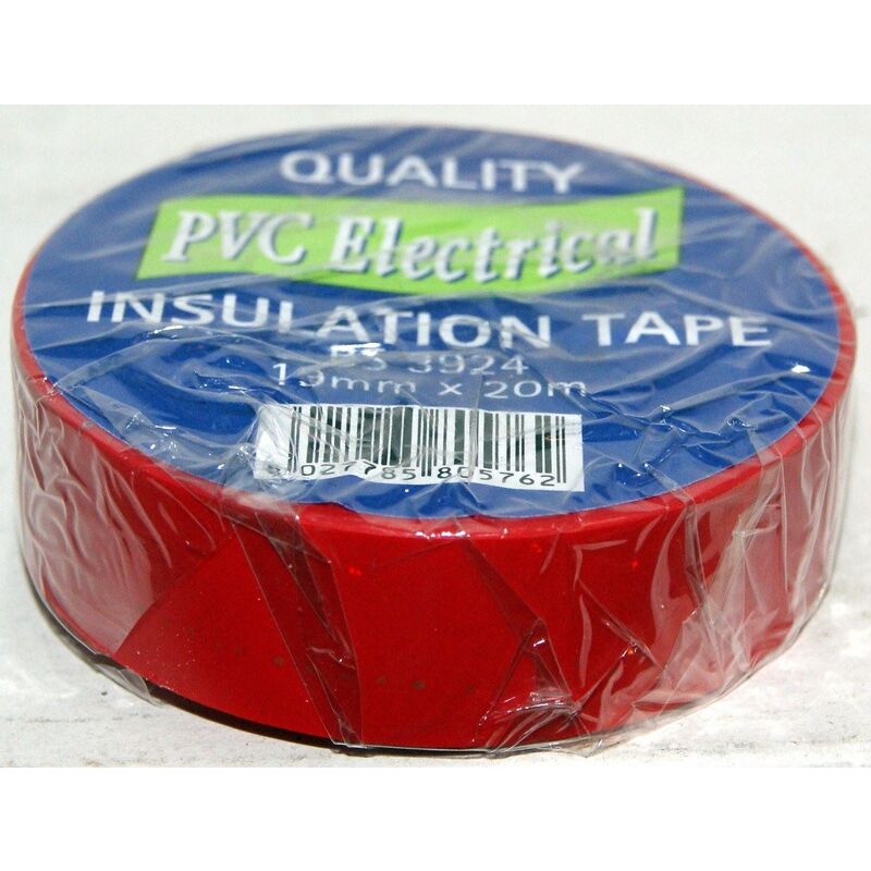 Check Ce Label - INSULATING TAPE 19mm x 20m RED