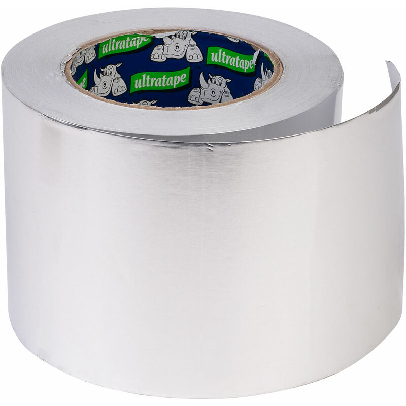 Rhino Aluminium Foil Tape 100mm x 45.7m - Ultratape