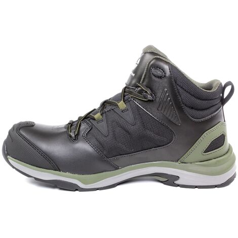 ULTRATRAIL vertE CTX MID S3 WR HRO SRC - Chaussures de sécurité - noir/vert 46