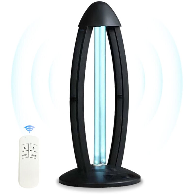 Ultraviolet Lampe de stérilisation - 38W - Noir - 210x110x460mm - 50-60Hz