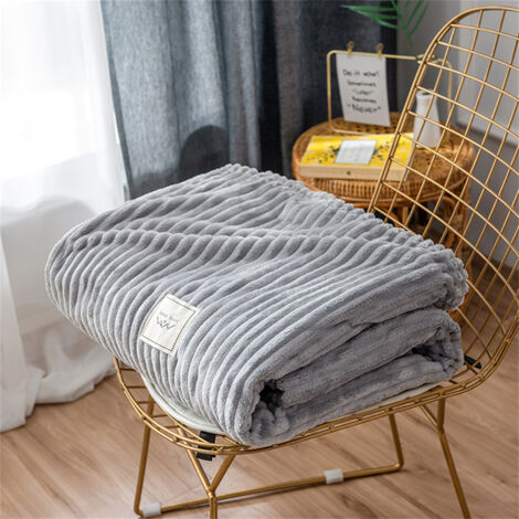 Ultraweiche Fleecedecke (178 x 198 cm) für Bett, Sofa und Zuhause – Warme und bequeme Decke