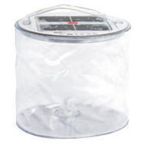 ULTRON SAVE-E-FAROL LED PLEGABLE CON LUZ SOLAR, TRANSPARENTE, 10.9 X 12.7 X 2.54 CM