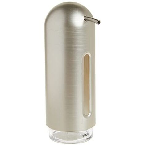 Umbra dispenser per sapone liquido/detergente, colore: Argento