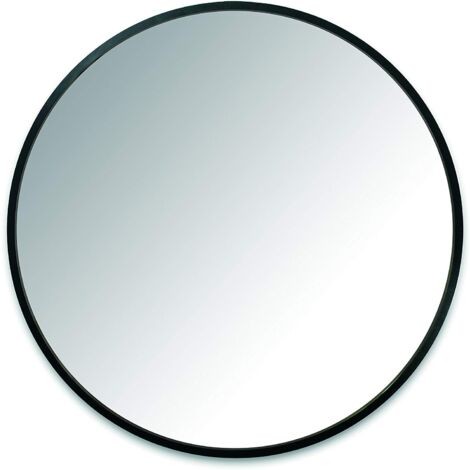 Umbra Hub Specchio da parete rotondo decorativo, 61 cm , Nero