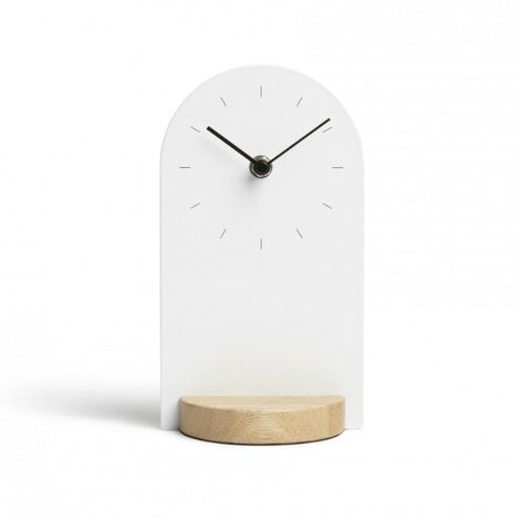Umbra Sometime Orologio Metallo Bianco Naturale