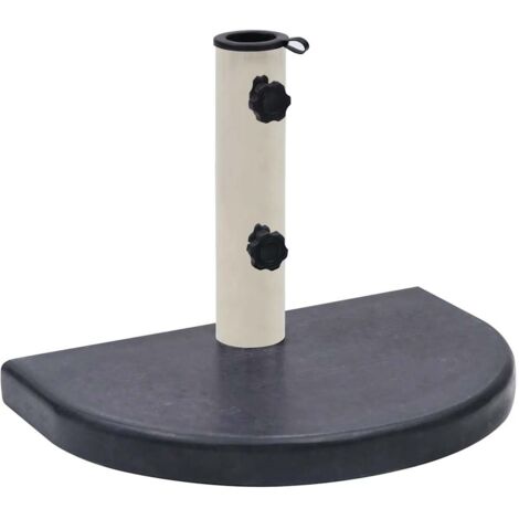Umbrella Base Black 40x28x4 cm Granite vidaXL