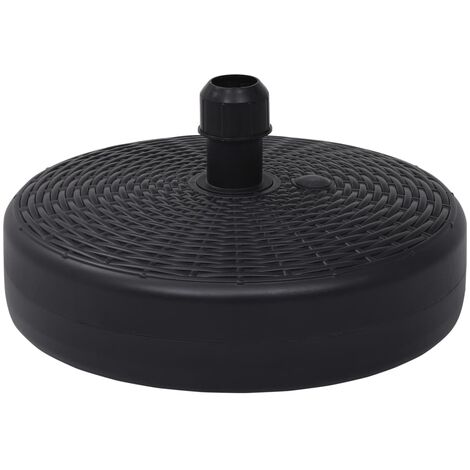 Umbrella Base Sand/Water Filled 24 L Black vidaXL