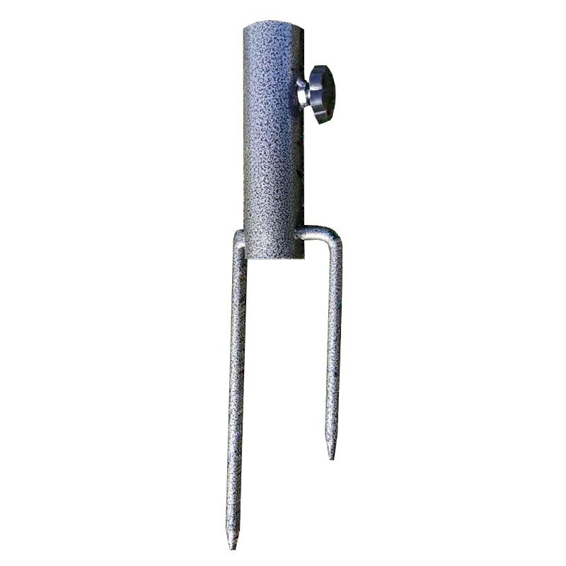 Umbrella de Spike Heavy Duty Sol Plage métal Bouchon Insertion d'ancrage Parasol Support à