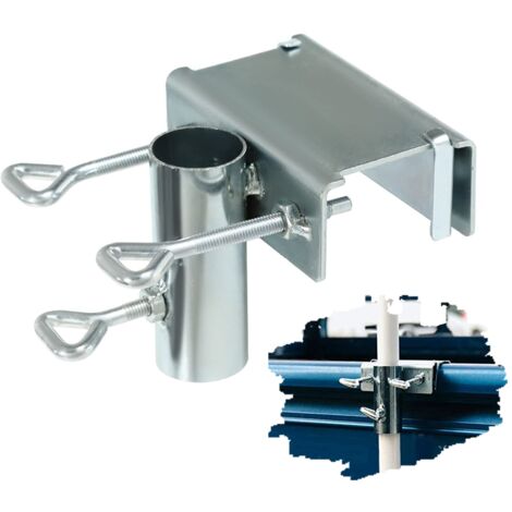 Umbrella holder for balcony railing, balcony umbrella holder, garden umbrella mounting clamp