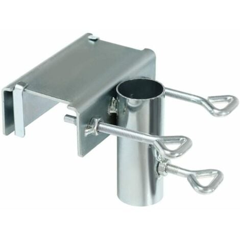 Umbrella holder for rectangular railings Use adjustable umbrella holders for balconies and terraces