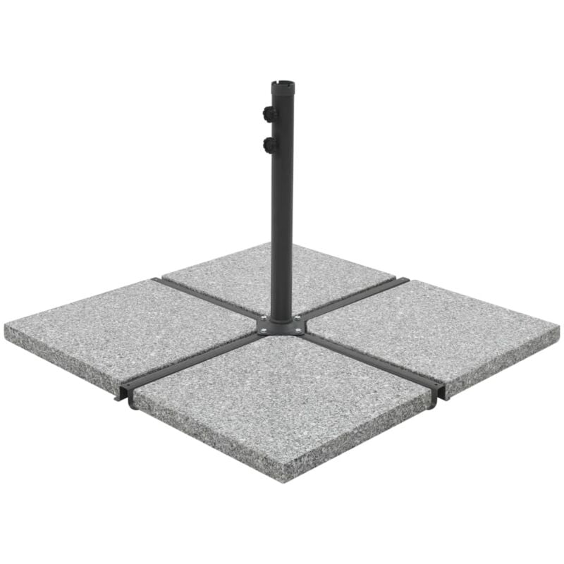 Vidaxl - Umbrella Weight Plate Granite 25 kg Square Grey