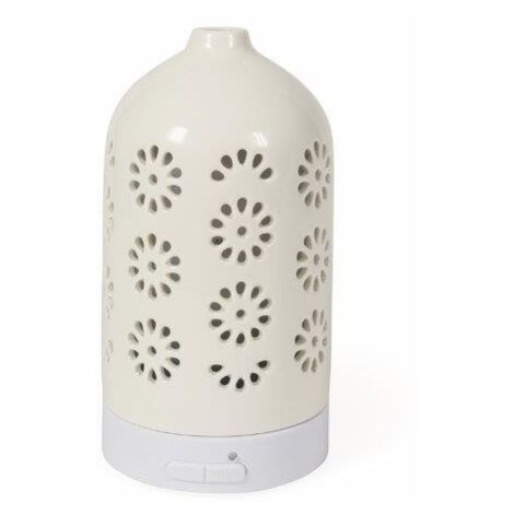 UMIDIFICATORE CERAMICA FIORI CON DIFFUSORE ESSENZE