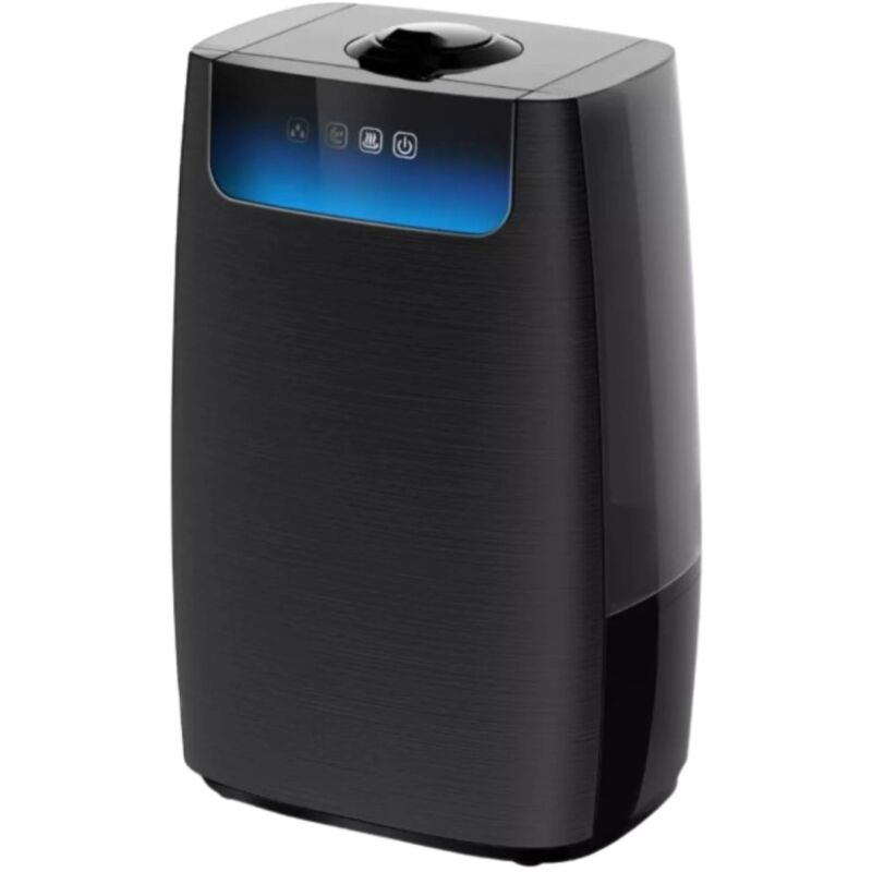 Umidificatore per Ambienti Nero Vapore Caldo e Freddo 350ml/h