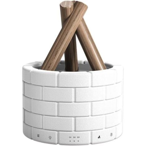 Umidificatore per oli essenziali Campfire da 250 ml con fiamma soffusa per un relax ottimale