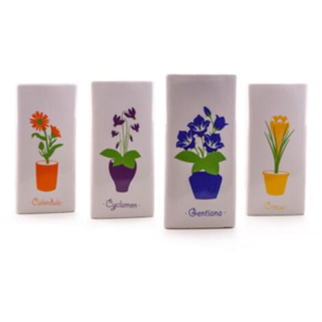 TUTTACASA Umidificatore Per Termosifone Fiori Assortito - 24 Pz