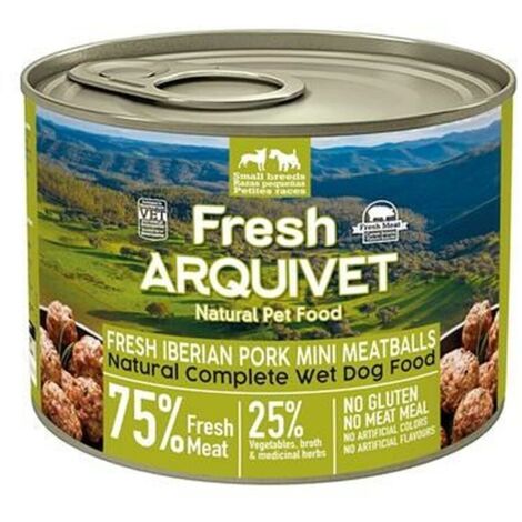 Umido Cane - Mini Polpette di maiale 200 gr Arquivet Fresh