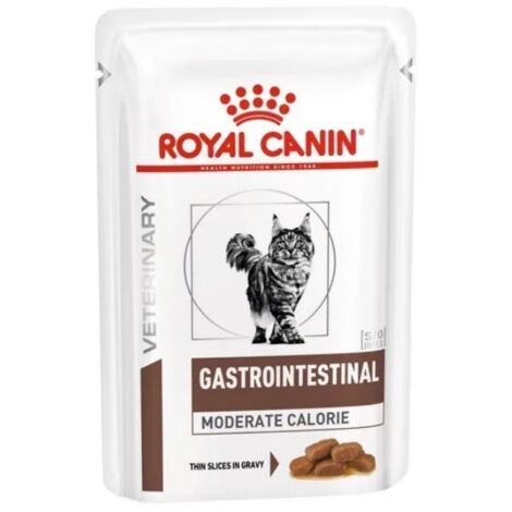 Umido Gatto Busta 85 gr Gastrointestinal Moderate Calorie Royal Canin
