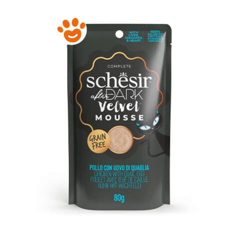 Umido Gatto - Schesir Busta 80gr After Dark Pollo e Uova