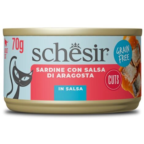 Umido Gatto - Schesir Grain Free Sardine e Aragosta 70 gr